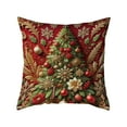 thumbnail image 1 of Darzheoy Christmas Pillow Cover 18x18 Inches Decorative Pillow Case Soft Fabric Hidden Zipper for Sofa Chair Living Room Holiday Decor, 1 of 6
