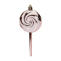 Darzheoy Christmas Tree Ornaments Lollipop Painted Candy Shaped Christmas Decoration Pendant Accessories Christmas Tree Small Pendant