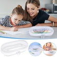 thumbnail image 1 of Darzheoy Clear Hard Shell Zipper Case, Clear Zipper Pouches Hard Shell for Storage, Zippered Pouch Hard, Toiletries, Make Up Tools, 1 of 9