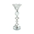 thumbnail image 1 of Darzheoy Crystal Candle Holder Flower Design Alloy with Rhinestone for Christmas Home Decor Wedding Dining Table Centerpiece Living Room Mantle Decoration, 1 of 6