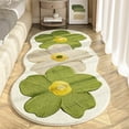 thumbnail image 1 of Darzheoy Cute Rugs for Bedroom, Floral Area Rug, Non-Slip Absorbent Bathroom Mat Machine Washable Bathroom Mat Floral Soft Fluffy Bath Mat, 1 of 6