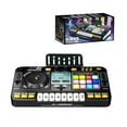 thumbnail image 1 of Darzheoy DJ Controller with Party Lights, DJ Set with Decks, DJ Mixer, Audio Interface and USB Connectivity, Bluetooth for Podcast, Streaming, 1 of 7