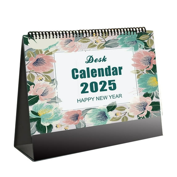 Darzheoy Desk Calendar 2025-2026 - Standing Flip 2025-2026 Desktop Calendar with to-Do Lists, Holidays Office Schedule Planning