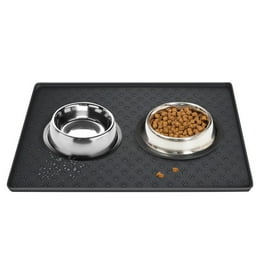 DogBuddy Dog Food Mat Waterproof Dog Mat for Dog Bowls, Silicone