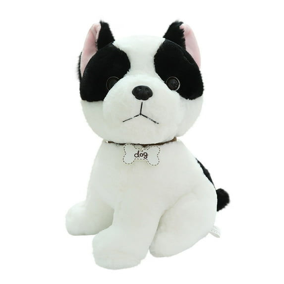 Darzheoy Dog Plush Toy Sitting Pose Dog Stuffed Doll for Kids Gift Plush Stuffed Animal Dog 8.7" Gift for Kids