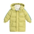 thumbnail image 1 of Darzheoy Down Jackets For Children Solid Color Long Sleeve Quilted Jackets Casual Comfortable Fall Winter Pockets Zipper Tops Coats ,Size 4-9 Years, 1 of 5