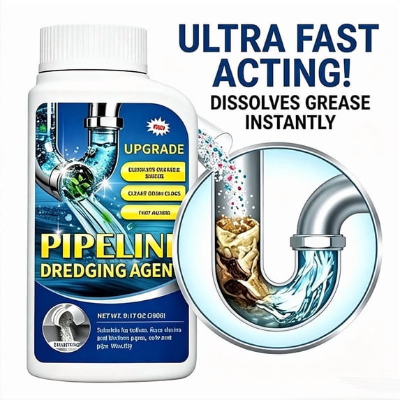 Darzheoy Drain Clog Remover Granules, Powerful Fast-Acting Hair Grease Dissolver, Heavy-Duty Granules, Clog Remover for Kitchen Sink, Bathroom Tub, Toilet, Floor Drain, Septic Tank