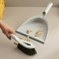 thumbnail image 1 of Darzheoy Dustpan and Brush Set, Mini Dustpan and Brush Set, Cleaning Brush and Dustpan, Handheld Dustpan are Used to Clean Kitchens, Floors, Tables, Cages, White, 1 of 7