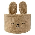 thumbnail image 1 of Darzheoy Easter Bunny Basket Plush Easter Bunny Tote Bags Cute Rabbit Design Easter Bucket for Kids Carrying Gift and Eggs, 1 of 7
