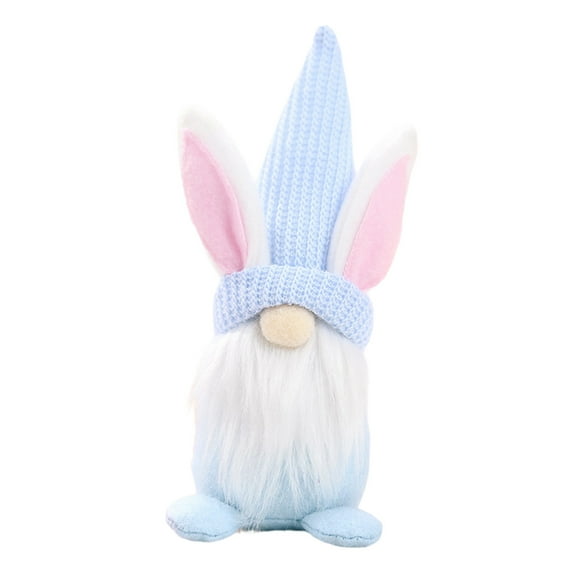 Darzheoy Easter Gnomes Plush, Spring Easter Bunny Handmade Swedish Tomte Stuffed Doll Rabbit Faceless Gnome Decorations for Easter Favor Gifts Home Table Ornament