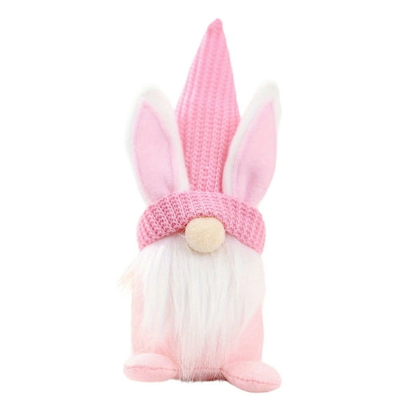 Darzheoy Easter Gnomes Plush, Spring Easter Bunny Handmade Swedish Tomte Stuffed Doll Rabbit Faceless Gnome Decorations for Easter Favor Gifts Home Table Ornament