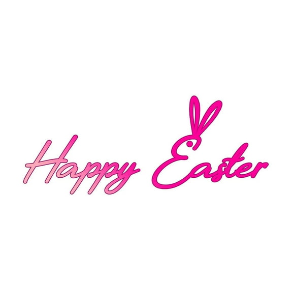 Darzheoy Easter Wall Stickers Wall Decals Easter Egg Bunnies Wall Clings Colorful Easter Wall Decor Party Supplies for Home Office Door Window Wall