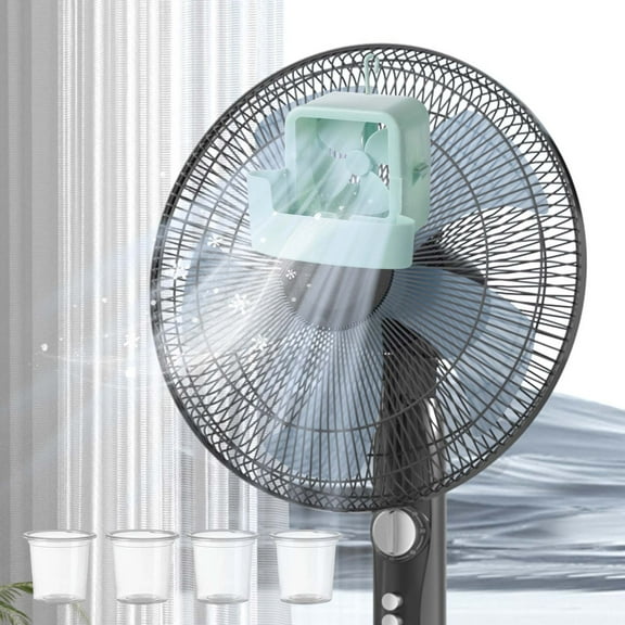 Darzheoy Electric Fan Refrigeration Household Floor Fan Desktop Fan Summer Ice Head Fan