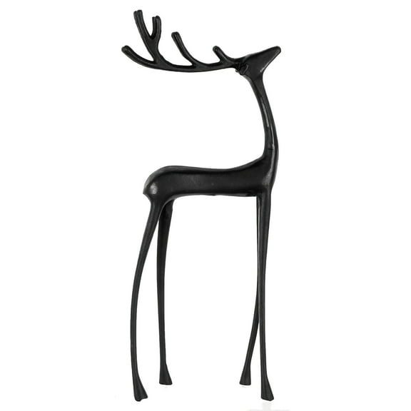 Darzheoy European Style Imitation Plastic Deer Statue for Entryway Tabletop Home Decor Living Room Office Shelf Decoration