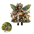 thumbnail image 1 of Darzheoy Fairy Garden Decor, Forest Acrylic Scene Decorative Props Ground Insert Outdoor Courtyard Decorative Board, for Lawn Yard Pathway Gardening Gifts, 1 of 6