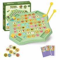 Darzheoy Flip Chess Memory, Flip Memory Game, Fruit Flip Chess Memory Chess Game, with Chessboard and 58 Patterned Cards