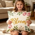 thumbnail image 1 of Darzheoy Floral Pattern Pillow Covers Set, Vintage Breathable Decorative Microfiber Pillow Covers, 2 Pack Pillowcase, Soft Throw Cushion Cover for Living Room, Bedroom, Car, Home, Office, 1 of 7