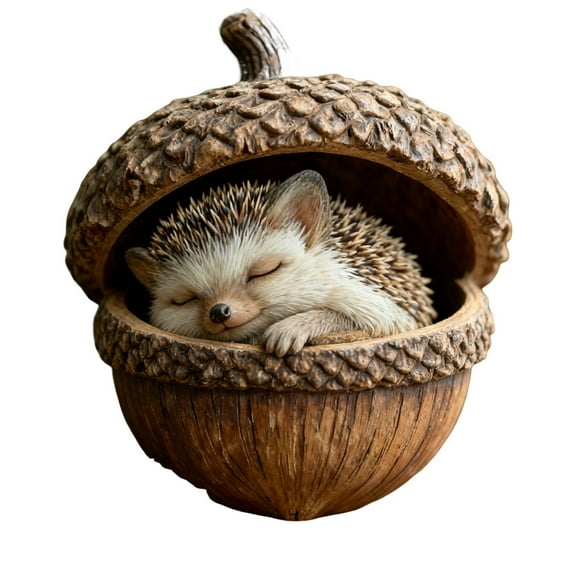 Darzheoy Forest Animal Acorn Ornaments 4 Inch Woodland Christmas Tree Decor for Holiday Decoration and Themed Parties