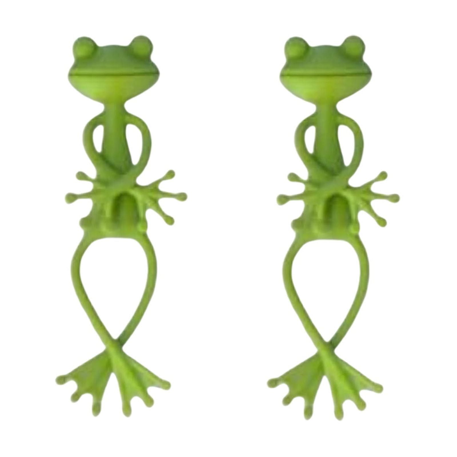 Darzheoy Frog Plant Stand, Green Frog Plant Supports, Cute & Stable ...