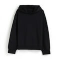 thumbnail image 1 of Darzheoy Girls Casual Long Sleeve Hoodies Cute Solid Oversized Fleece Pocket Sweatshirt Tops for 2-11 Y, 1 of 3