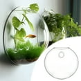 thumbnail image 1 of Darzheoy Glass Wall Hanging Planter Terrariums, Hanging Wall Vases, Glass Plant Containers, for Hydroponics Plants, Bathroom, Home Office Living Room Decor (1PC), 1 of 7