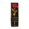 thumbnail image 1 of Darzheoy Gold Dipped Rose, Long Stem Gold Plated Rose with Stand, Romantic Gift for Her, Birthday Gifts for Her, Golden Rose for Anniversary Valentines Day Mothers Day, 1 of 3