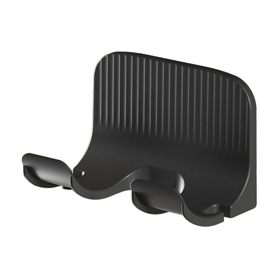 Darzheoy Hair Dryer Holder, Self Adhesive Blow Dryer Holder Wall Mount, Blow Dryer Hook with Plug&Cord Organizer for Cabinet, Door, Bathroom