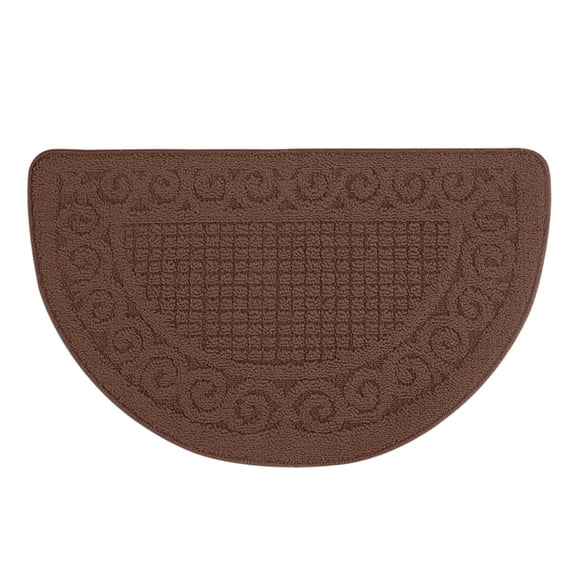 Darzheoy Half Round Door Mat Indoor Half Circle Entrance Rugs Outdoor Half Moon Entryway Rug Half Round Front Door Mats Rubber Welcome Mat Non Slip Washable