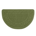 thumbnail image 1 of Darzheoy Half Round Door Mat Indoor Half Circle Entrance Rugs Outdoor Half Moon Entryway Rug Half Round Front Door Mats Rubber Welcome Mat Non Slip Washable, 1 of 6