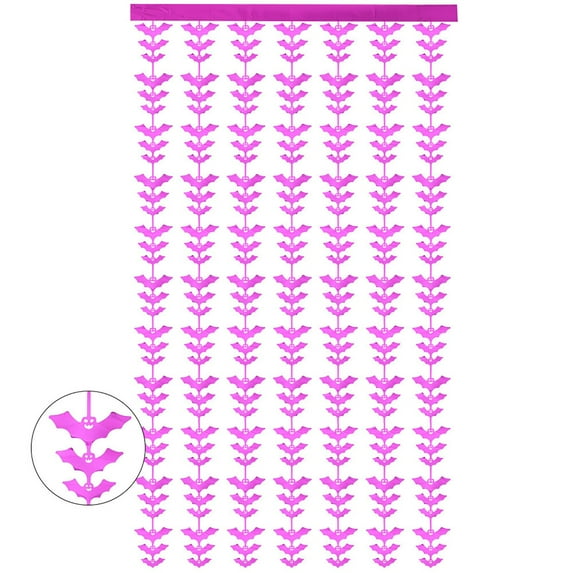 Darzheoy Halloween Bats Curtain Hanging Decoration Bats Props Party Decoration Halloween Door Curtain Decoration