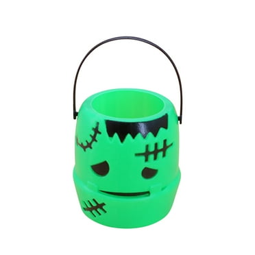 Darzheoy Halloween Candy Bucket, Mini Halloween Candy Holder, Pumpkin Ghost Cauldron Candy Bucket, Halloween Party Supplies