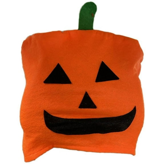 Darzheoy Halloween Chair Covers Halloween Pumpkin Chair Back Cover Non-Woven Ghost Pumpkin Seat Covers for Chairs Halloween Decorations Indoor