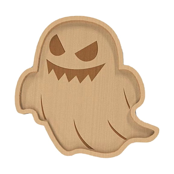 Darzheoy Halloween Charcuterie Board Pumpkin Ghost Serving Trays Bamboo Cheese Platter Tray Boards Party Serving Platters for Home Party Dinnerware Supplies