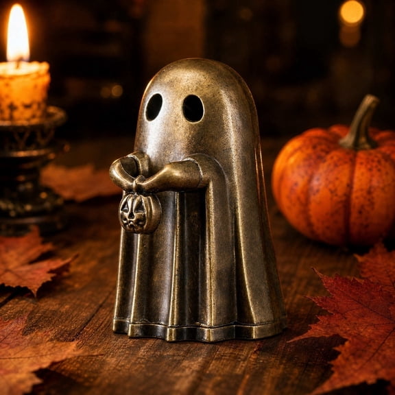 Darzheoy Halloween Ghost Incense Tray, Spooky Ghost Incense Burner Holder, Home Indoor Ornament, Gothic Burner Tray, Ghost Incense Holder for Home, Indoor, Living Room, Bedroom, Altar