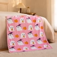 thumbnail image 1 of Darzheoy Halloween Throw Blanket, Soft Cozy Printed Flannel Decorative Blanket, Plush Warm Lightweight Reversible Throw Blanket, Halloween Blanket for Bedroom, Living Room, 1 of 6