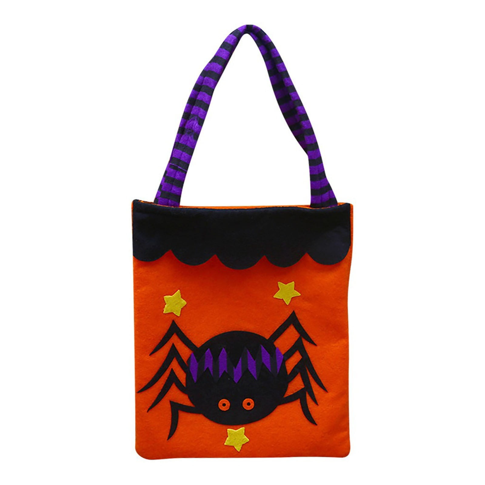 Darzheoy Halloween Tote Bag Gift Bag Skull Pumpkin Spider Witch Candy