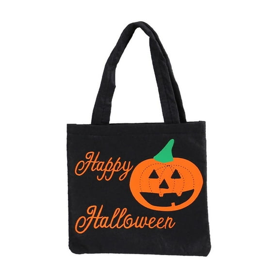 Darzheoy Halloween Tote Bag for Kids Trick or Treat Gift Bags Spider Tote Bag 4 Day of the Dead Party Candy Goodie Supplies