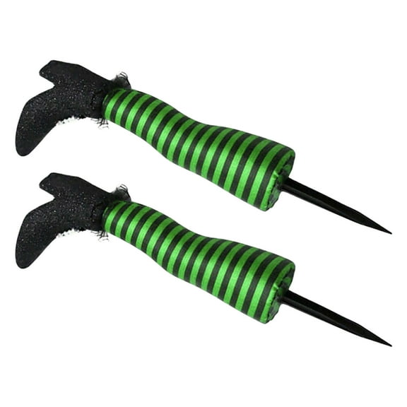 Darzheoy Halloween Witch Leg Yard Stakes, Hallloween Upside Down Witch Legs, Witch Legs, Hallween Outdoor Lawn Decorations, Halloween Decor