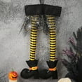 thumbnail image 1 of Darzheoy Halloween Witch's Legs for Wreath Plush Stuffed Witch Legs with Shoes Sticking Out of Window Door Outdoor Novelty Hanging Car Trunk Yard Decor, 1 of 6