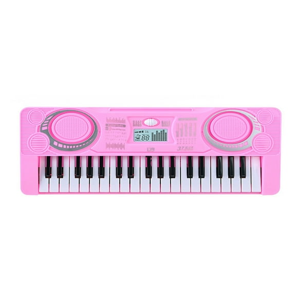 Darzheoy Kids Keyboard Piano 37 Keys Portable Electronic Musical Instrument Multi-Function Music Keyboard Piano for Kids Early Learning Educational Toy Birthday Gifts