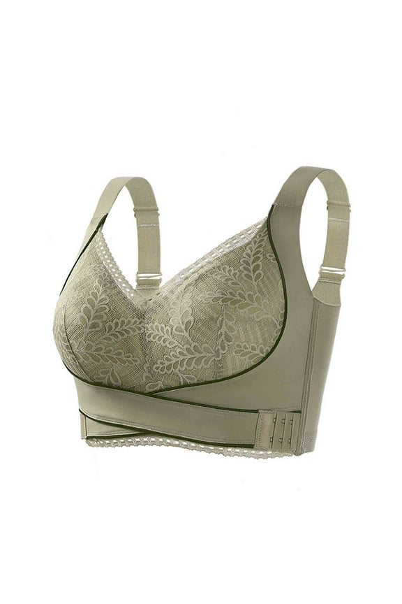 Large Chest Slim Appearance Tomaline Care And Maintenance Bra Thin Sagging Collar Adjustment Bra Women's Bra Bralette 42/95BC