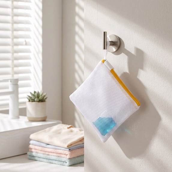 Darzheoy Laundry Detergent Organizer Bag, Mesh Zippered Reusable Wash Pouch, Pods Scents Beads Laundry Bag, Laundry Bag for Washing Machine, Home, Laundry Room, Apartment, Travel