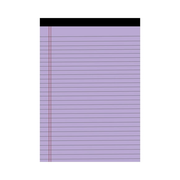 Darzheoy Legal Pads A4 Note Pads, Printing & Perforated College Ruled Sheets, 50 Sheets Thick Paper, No Ink Bleeding, Suitable for Office Supplies, Homework, Notes