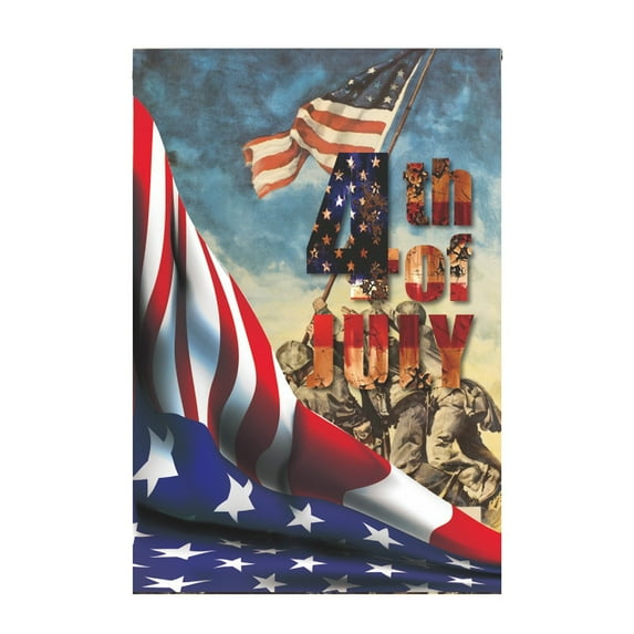 Darzheoy Memorial Day Garden Flag, American Patriotic Garden Flag, Custom Garden Flags for Yard Outside Patriotic Memorial Day Decoration