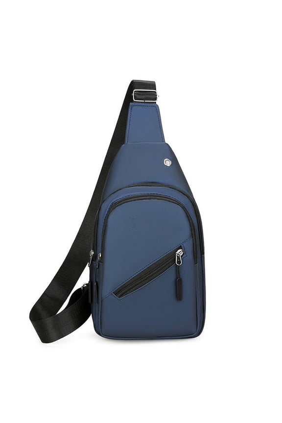 Darzheoy Men's Chest Bag, Adjustable Crossbody Sling Bag, Dirt Resistant Shoulder Messenger Bag with Multiple Pockets, Water Resistant Bag for Outdoor Sports, Travel Cycling