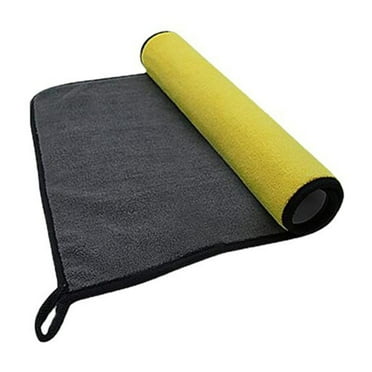 Darzheoy Microfiber Car Drying Towel Super Absorbent Car Towels Quick Drying Large Cleaning Lint-Free Detailing Cloth Yellow