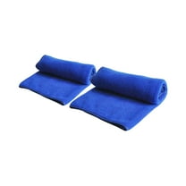 Darzheoy Microfiber Car Drying Towels 2 Pack, Lint Free, Scratch Free, Highly Absorbent Drying Towel for Cars, 17"×12.5",Blue
