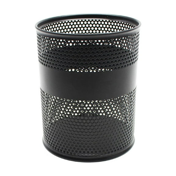 Darzheoy Pen Holder Cup for Desk, Black Wire Mesh Pencil Cup Holder for Desk Office Pen Organizer