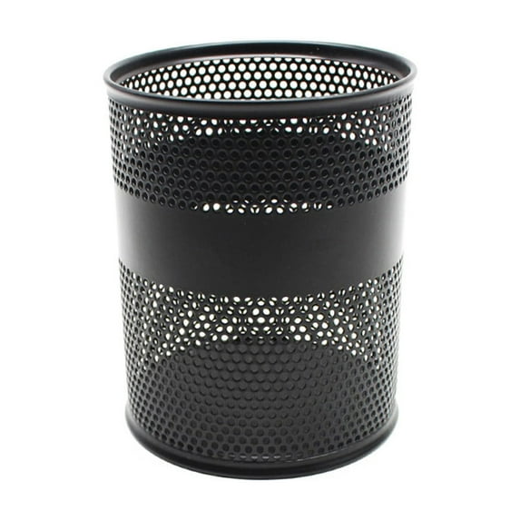 Darzheoy Pen Holder Cup for Desk, Black Wire Mesh Pencil Cup Holder for Desk Office Pen Organizer