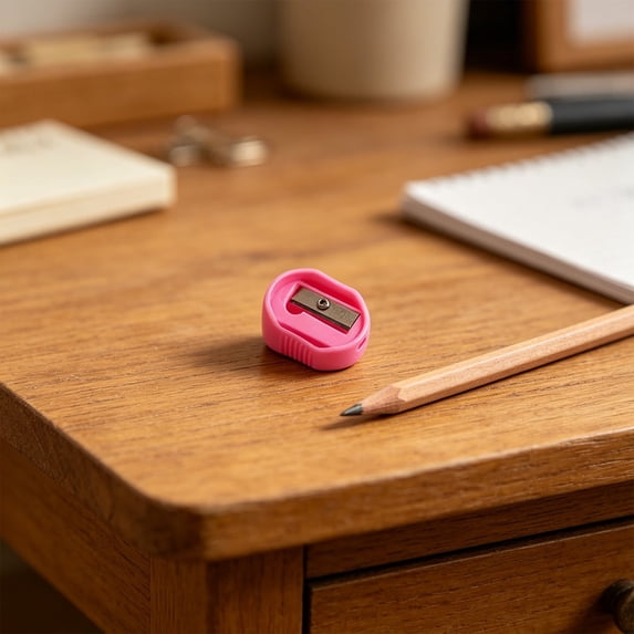 Darzheoy Pencil Sharpener,Colorful Handheld Pencil Sharpener,Plastic Mini Round Handheld Sharpener,Small Manual Pencil Sharpeners for Classroom,Office,Home